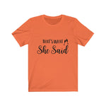Tee thats what she said black lettering - elrileygifts