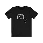 Tee The Party White Print Short Sleeve - elrileygifts
