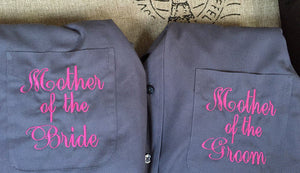 Mother of the Bride Shirt, Mother of the Groom Gift, Monogram Shirt, Bridal Party Shirt, Button Down Shirt, Bridesmaid Gift, Getting Ready - elrileygifts