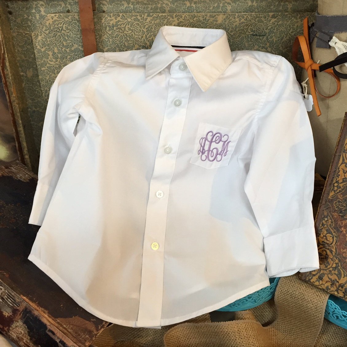 Monogram Flower Girl Shirt Monogram Flower Girl Shirt